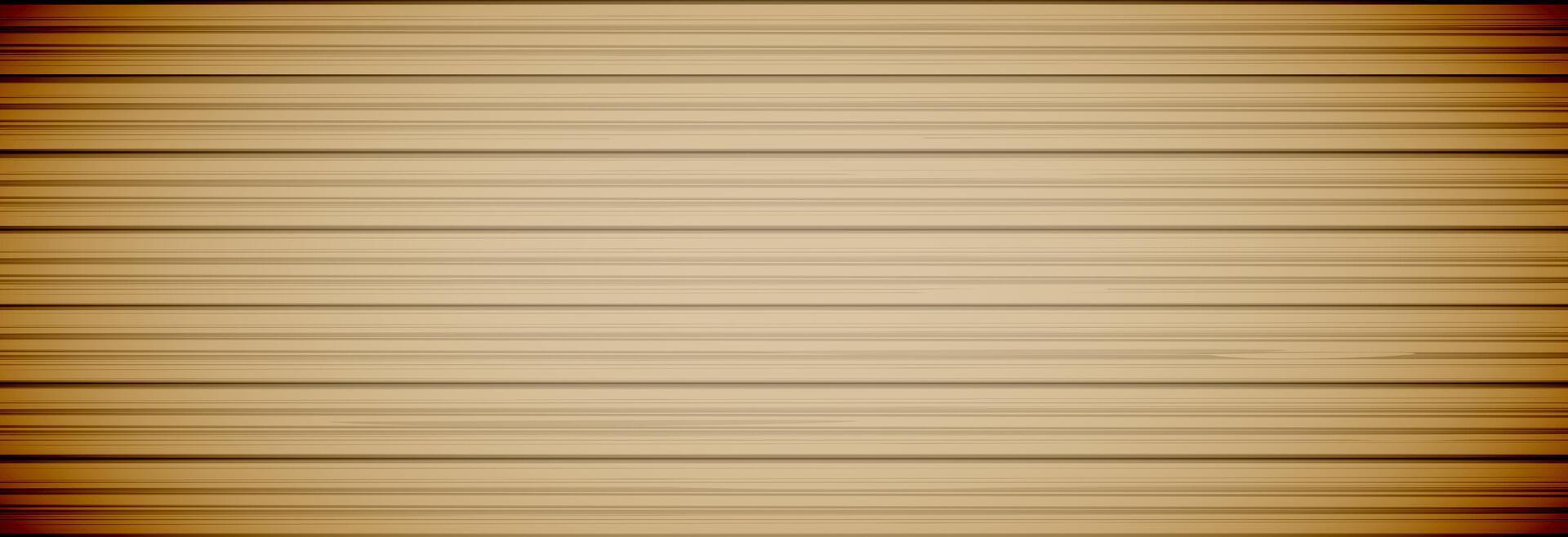 Wooden background with horizontal texture. vector