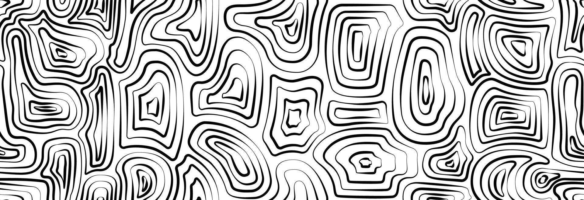 Topographic stylish lines. vector