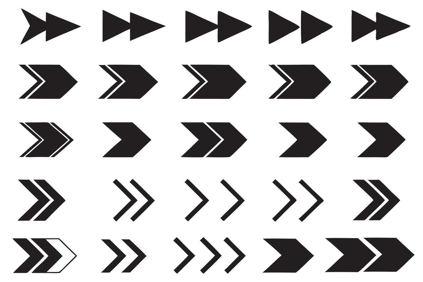 Arrows for User Interface Navigation vector