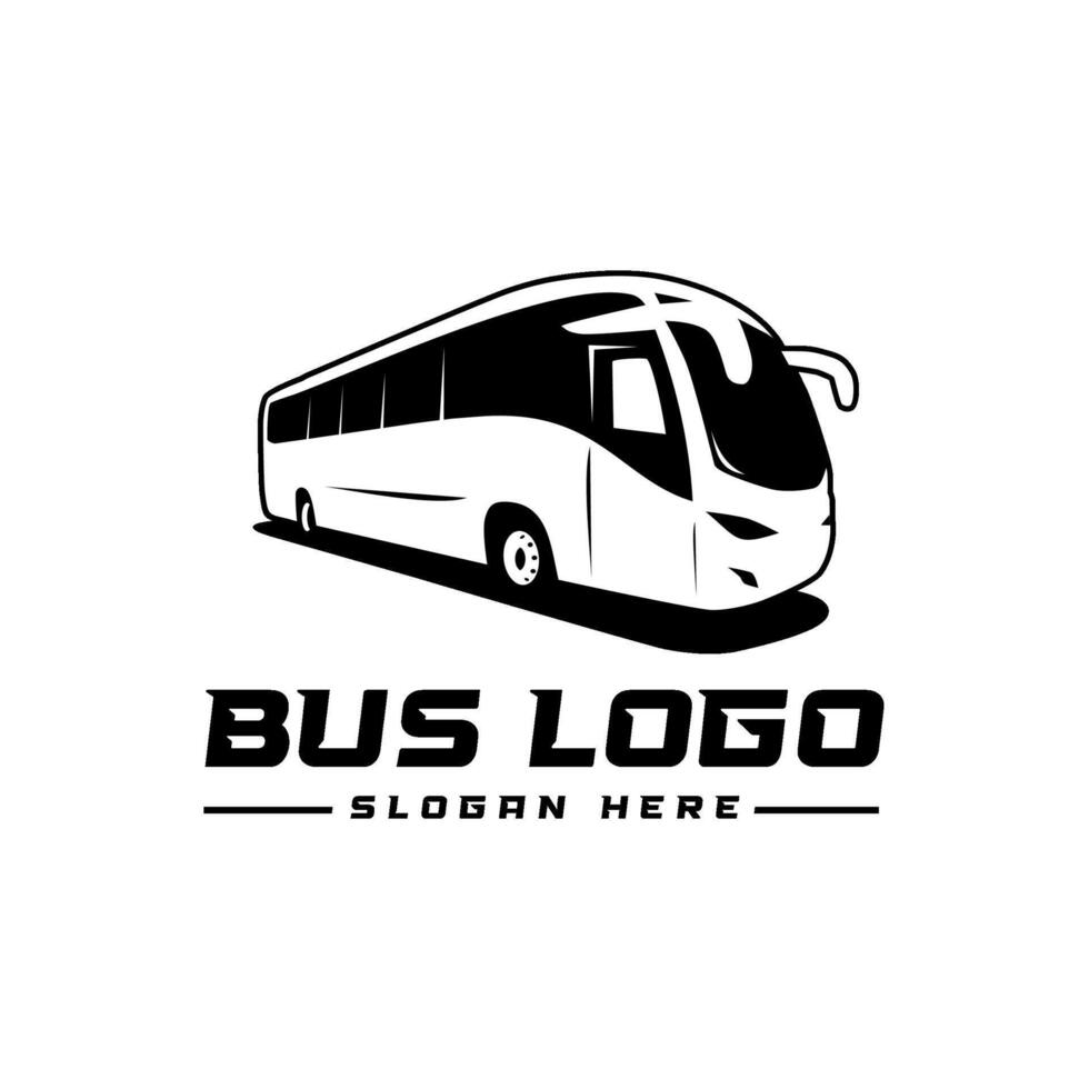 bus transport logo design template vector