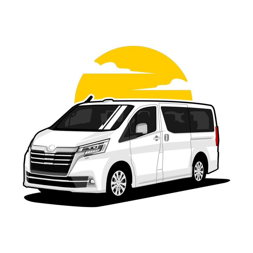 mpv vehicle luxury car illustration design vector