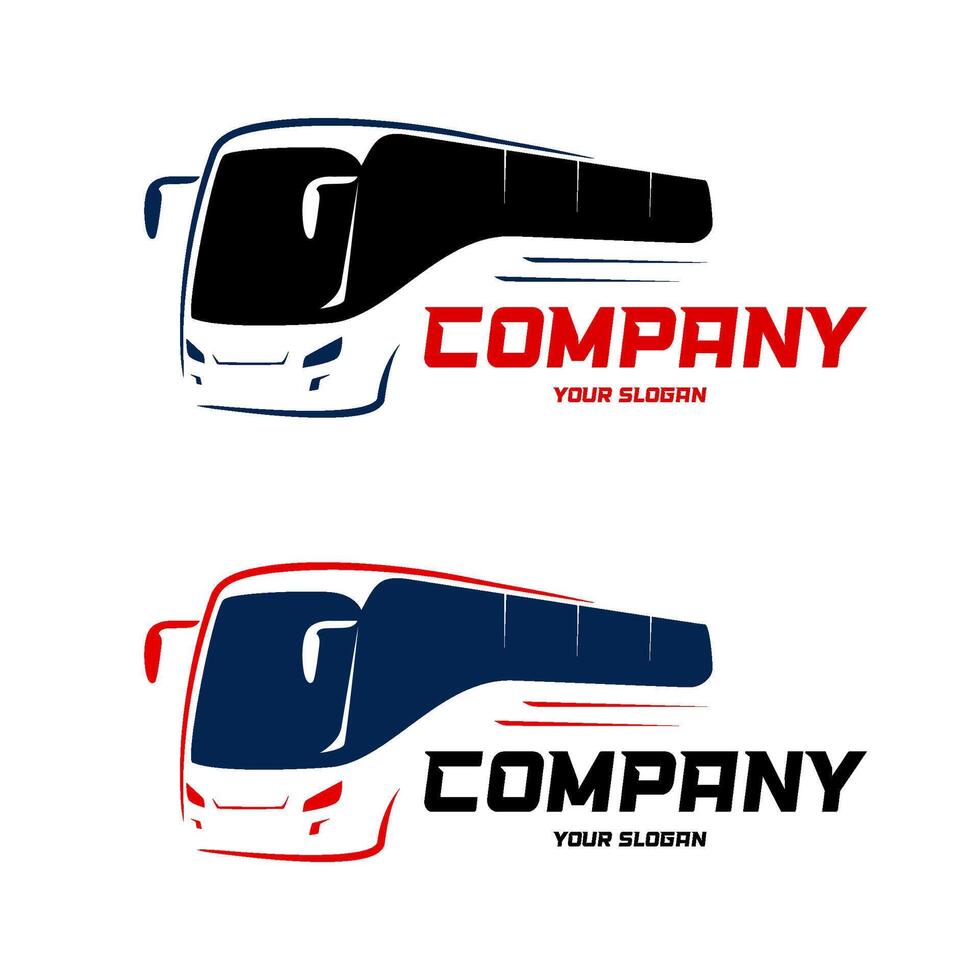 bus logo design template illustration vector