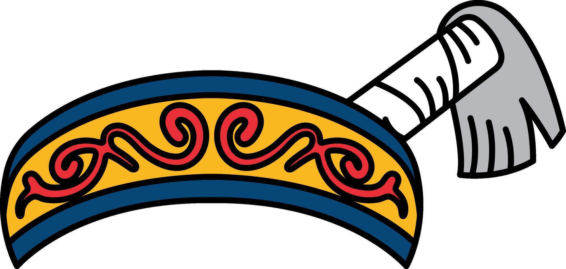 mongkol muay thai boxing headband vector