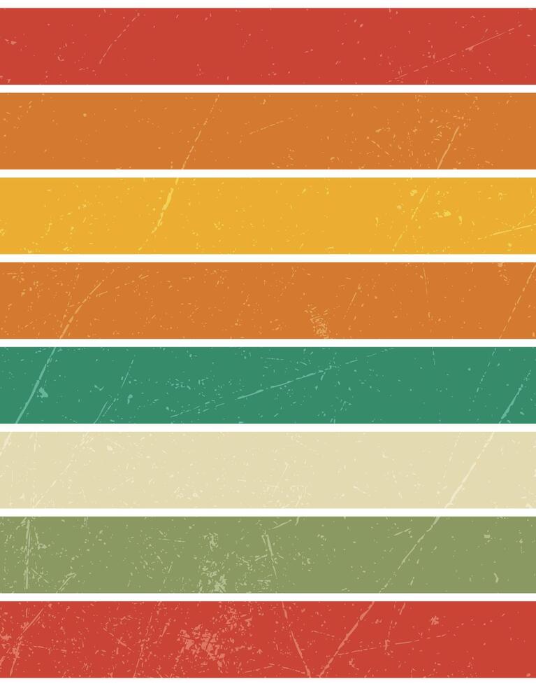 Retro Distressed Horizontal Striped Pattern vector