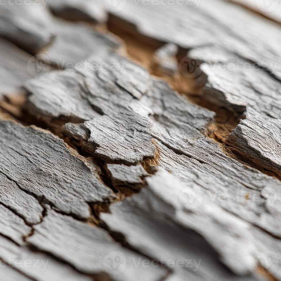 Weathered rustic wood with deep textures and cracks photo