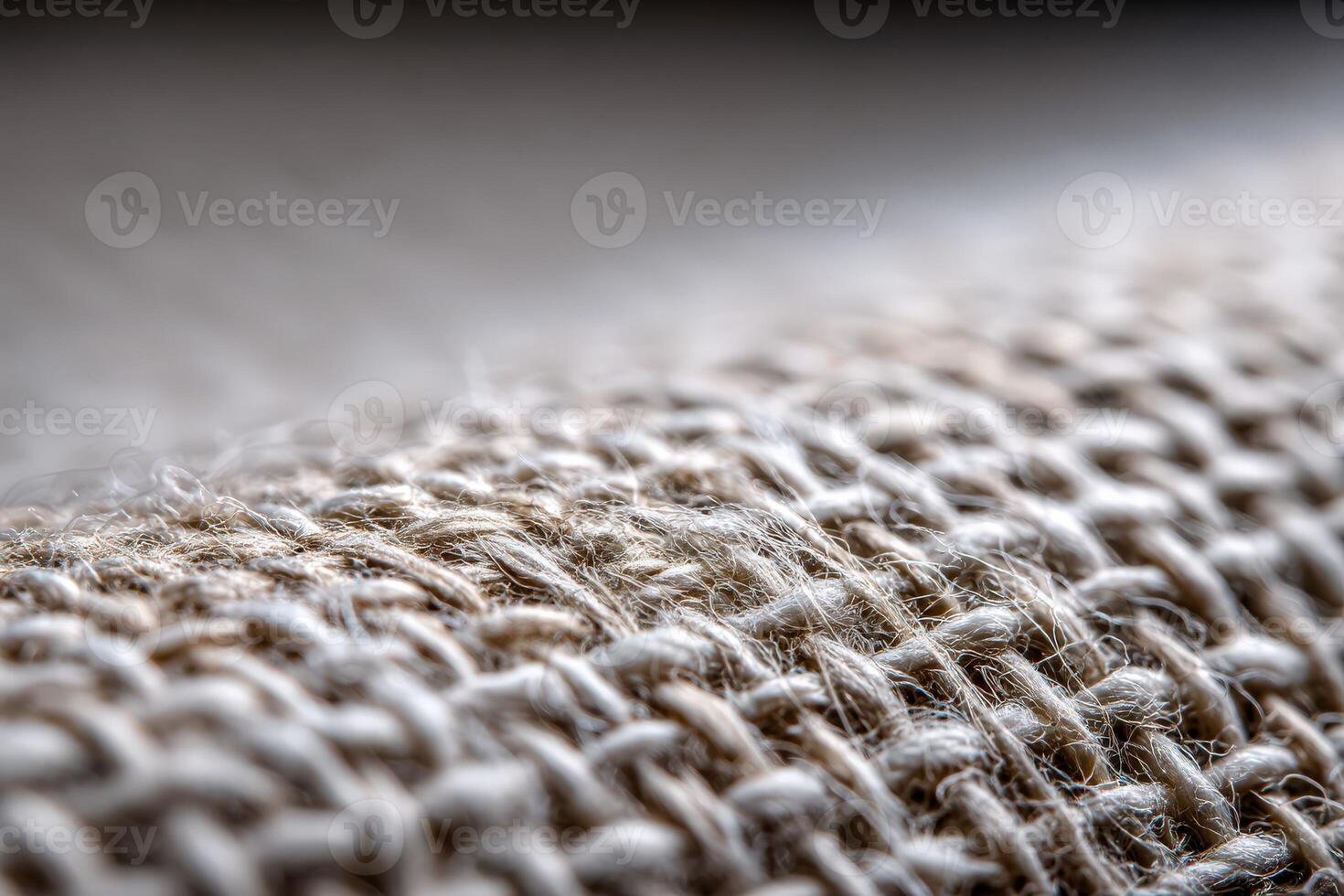 Detailed view of textured fabric background with natural fibers photo