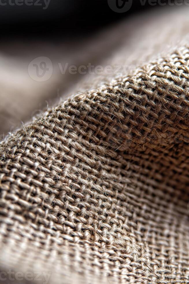 Textured fabric background with intricate weaving patterns photo