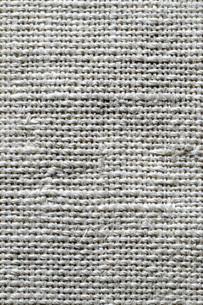 Natural textured fabric background for creative projects photo