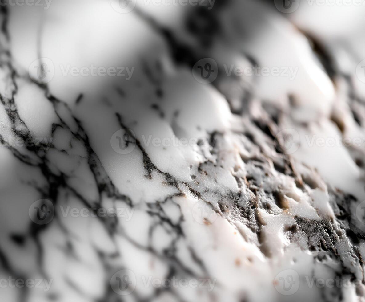 A close up of a marble surface with some black and white spots photo