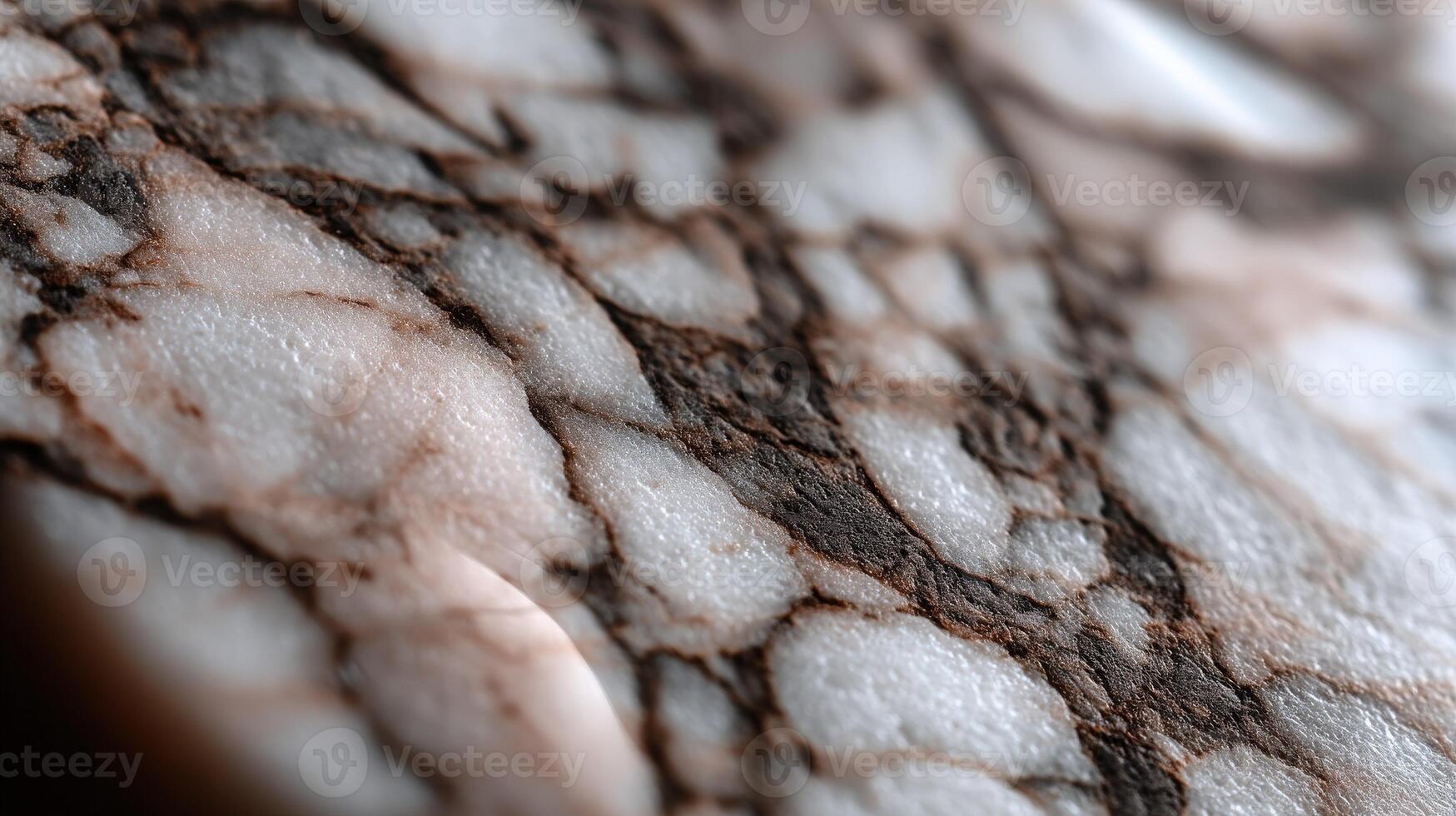 A close up of a marble surface with white and brown spots photo