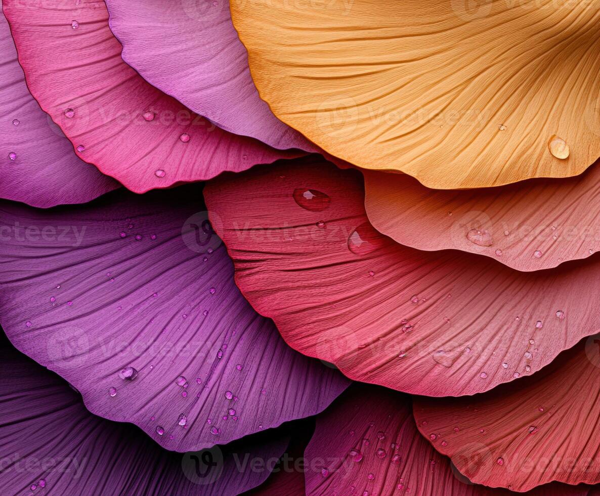 Vibrant tulip petal details captured in bloom photo