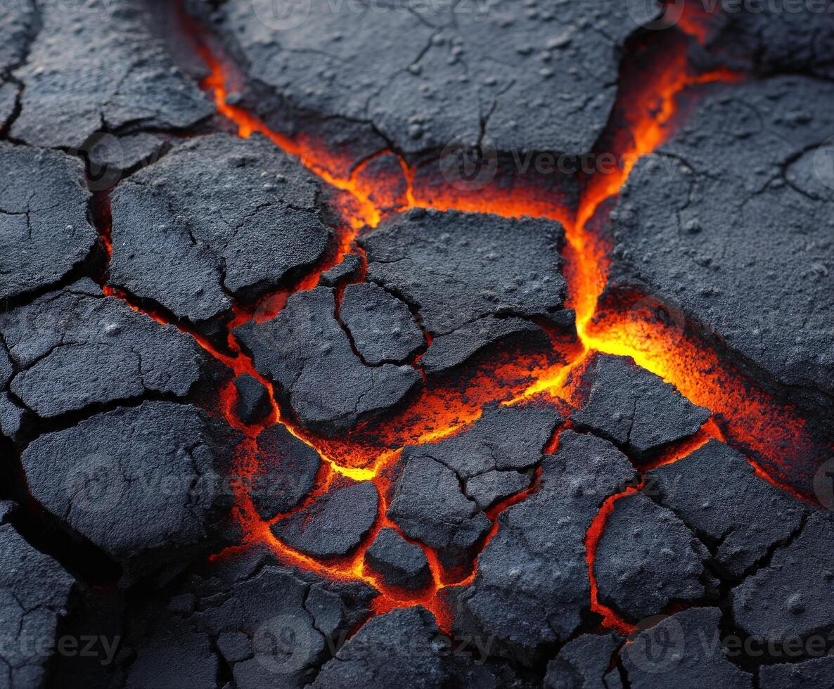 A close up of the lava and hot lava photo
