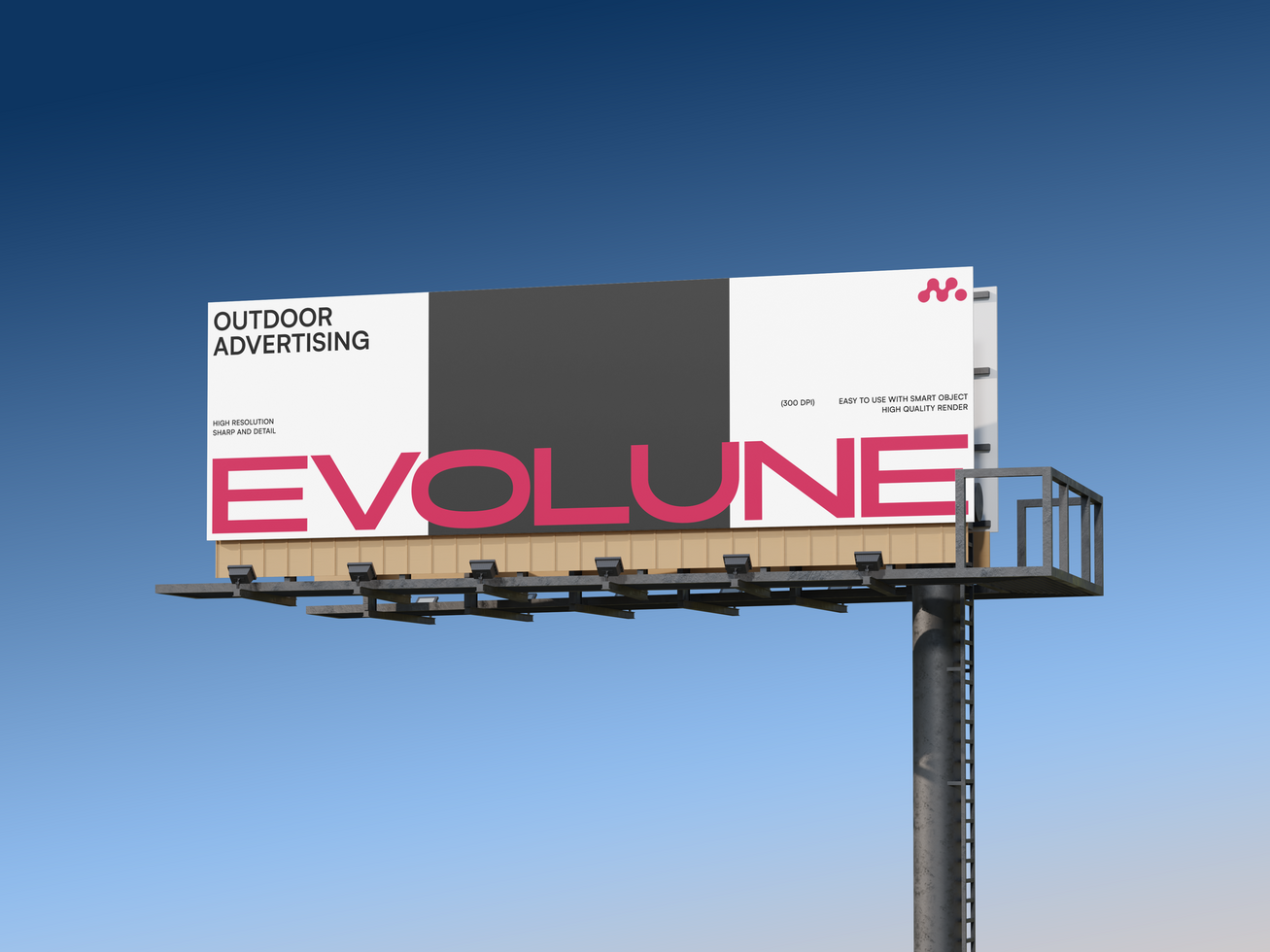 Advertising Billboard Mockup psd