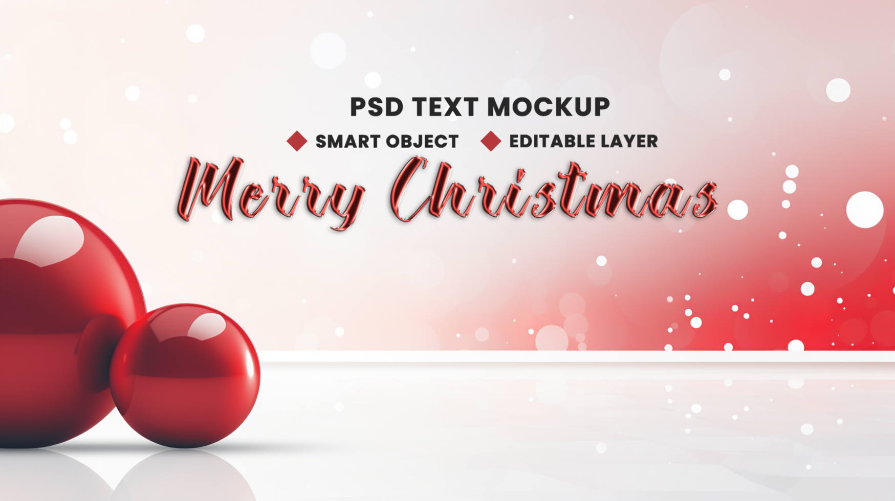 Multiple colourful Christmas ball holiday joy in Merry Christmas background theme psd