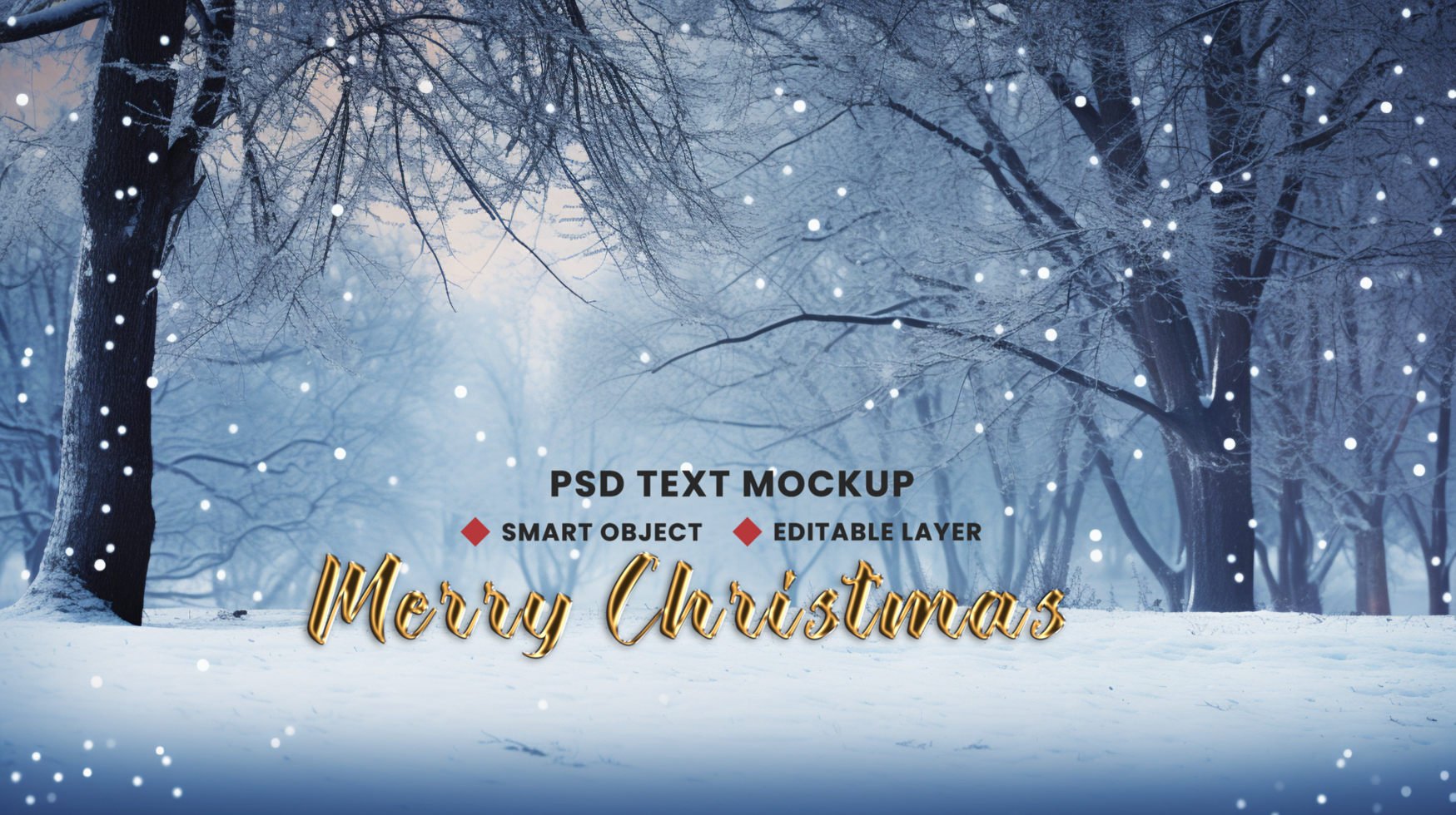 Background Christmas snow for merry Christmas and festive Xmas year psd
