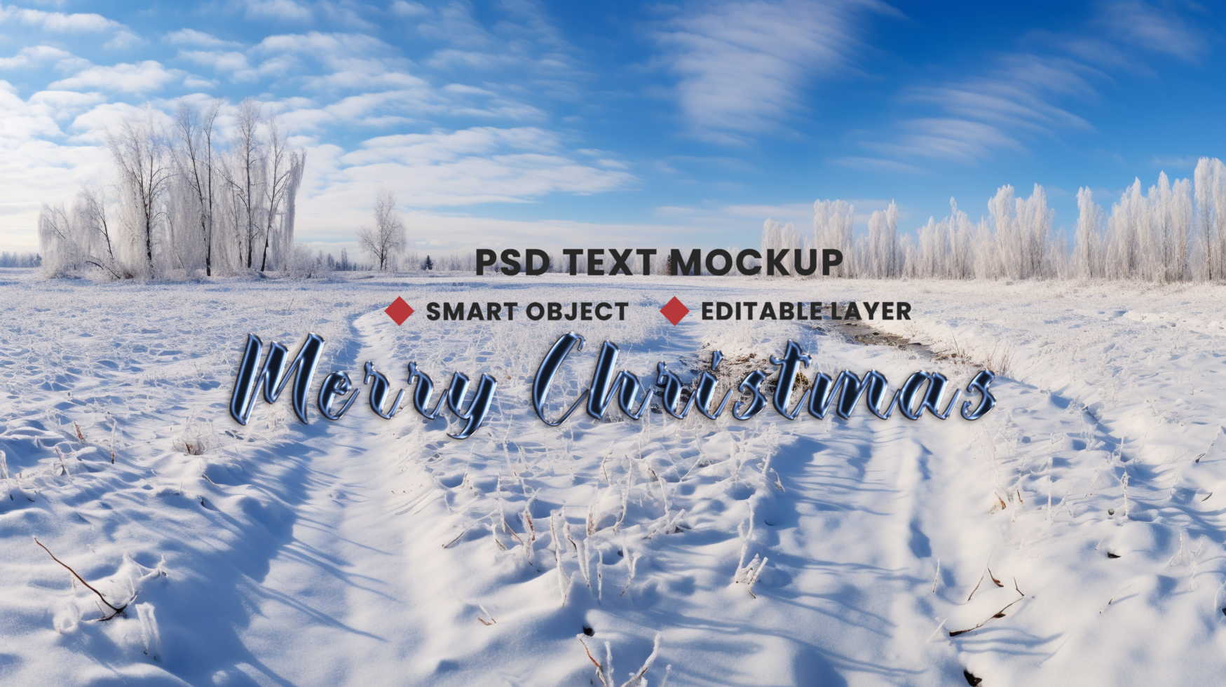 Christmas background glowing white flower with merry Christmas Xmas year psd