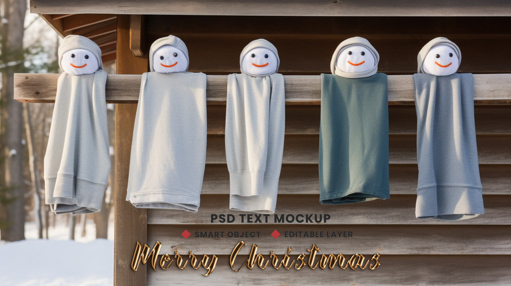 Merry Christmas background theme with Santa Claus cartoon clothing characters psd