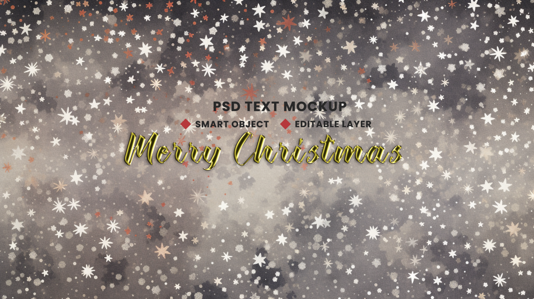 Glowing Christmas star background for merry Christmas Xmas year psd