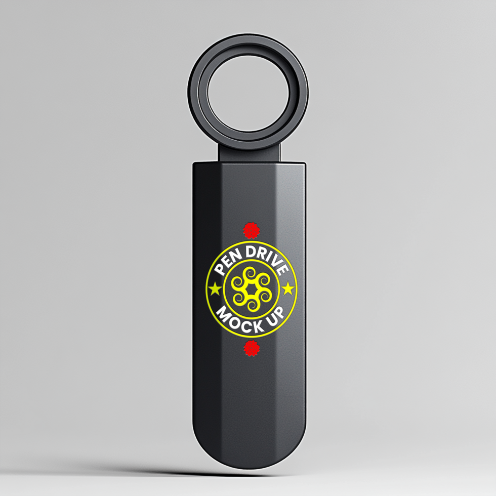 USB connector pen drive mock up built for data design using tech rich pendrive mock up shape psd