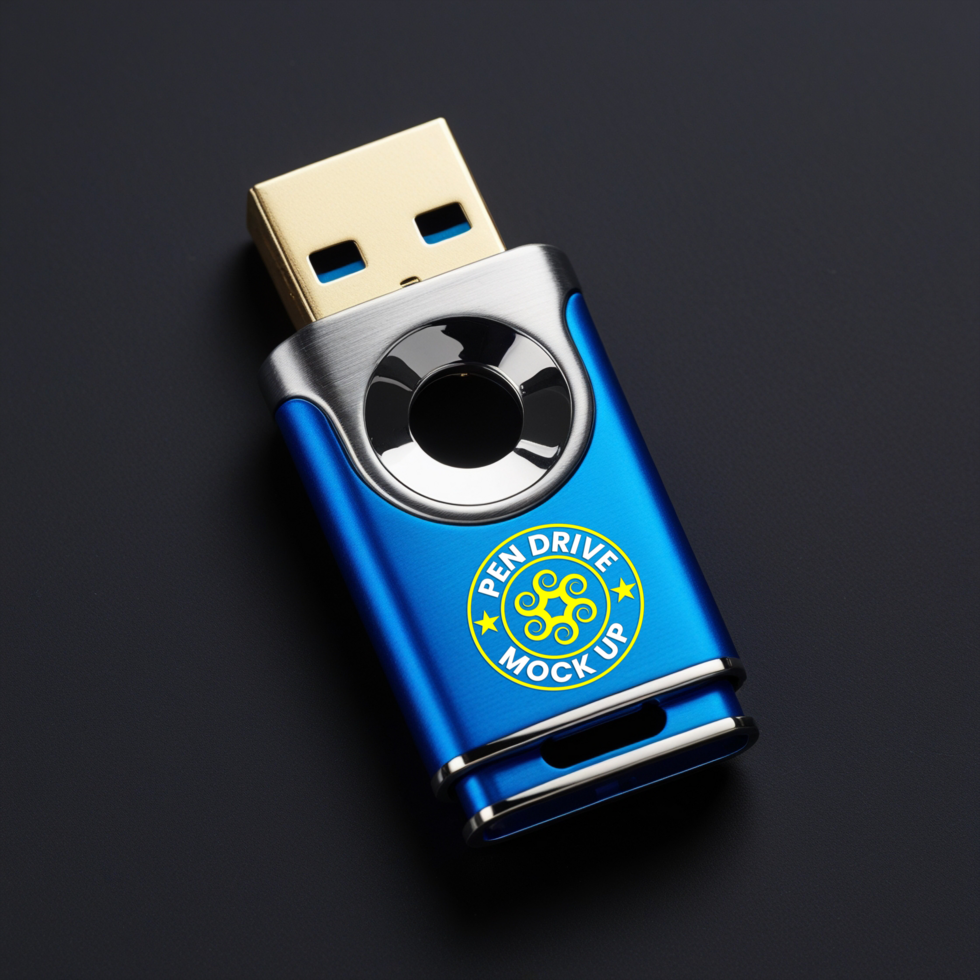 Exclusive pen drive mock up psd