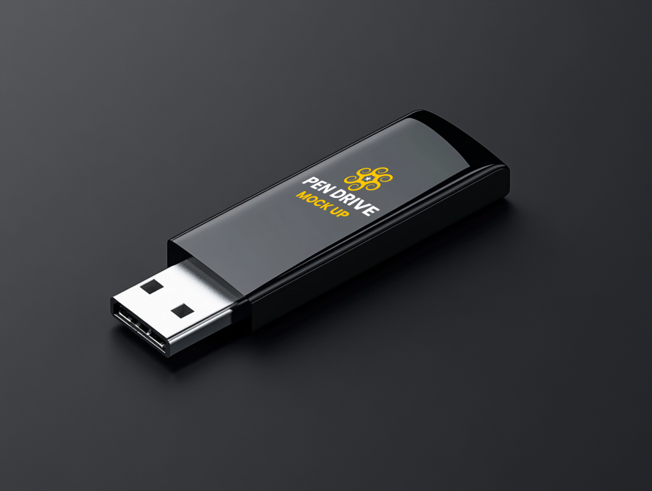 Standout pen drive mock up designed for seamless digital solutions using unique pen drive mock up psd