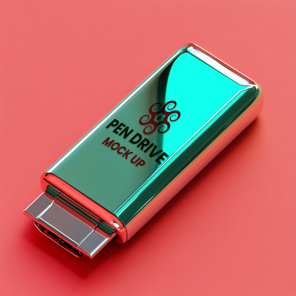 Stunning pen drive mock up used for memory storage with clean pen drive mock up interface psd