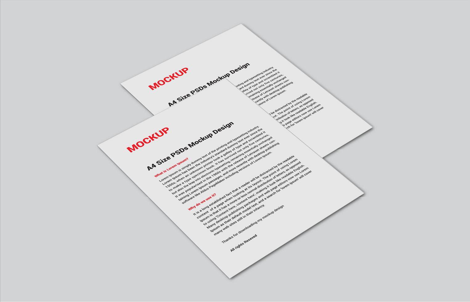 Excellent 2 side flyers sale sheets Letter Sell lines sheets Menus poster pamphlets invoices Letterheads or fax covers photoshop mockups psd
