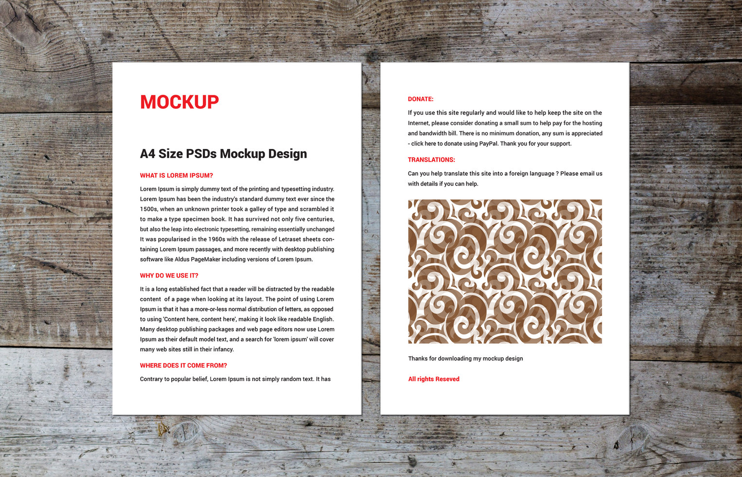 Double sided flyer sale sheet Letters Sell line sheets Menus poster pamphlet invoice Letterhead and fax cover photoshop mockup psd