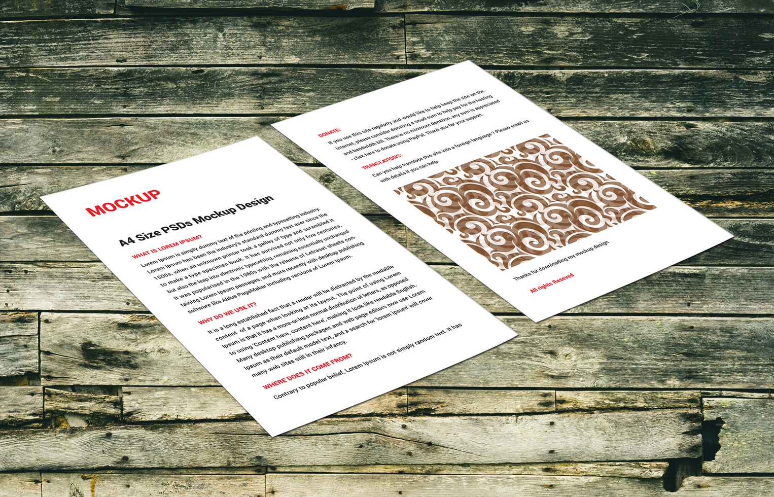 Double sided flyers sale sheets Letters Sell line sheets Menus posters pamphlet invoice Letterhead fax covers photoshop mockup psd