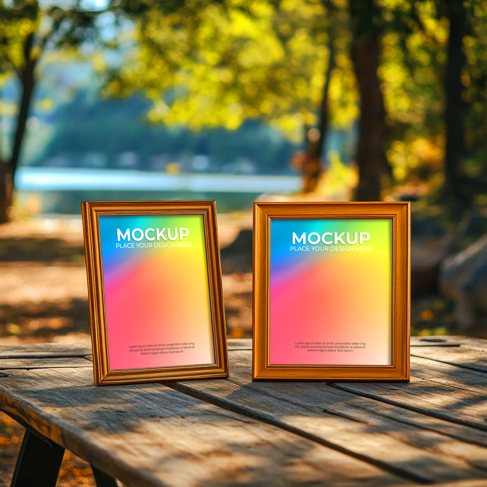 Modern Wall Frame for Art Presentation psd