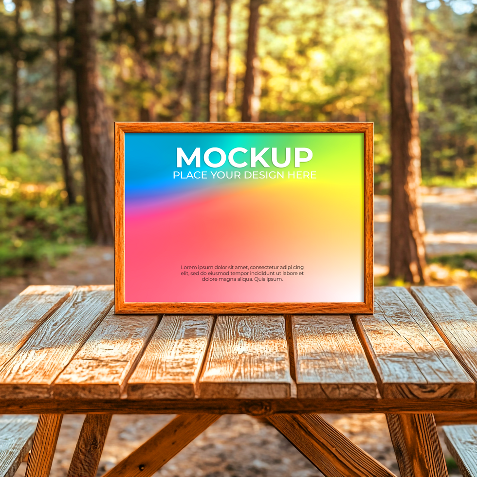 Neutral Room Frame Mockup for Designers psd