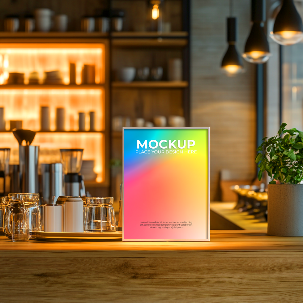 Frame Display for Interior Branding psd