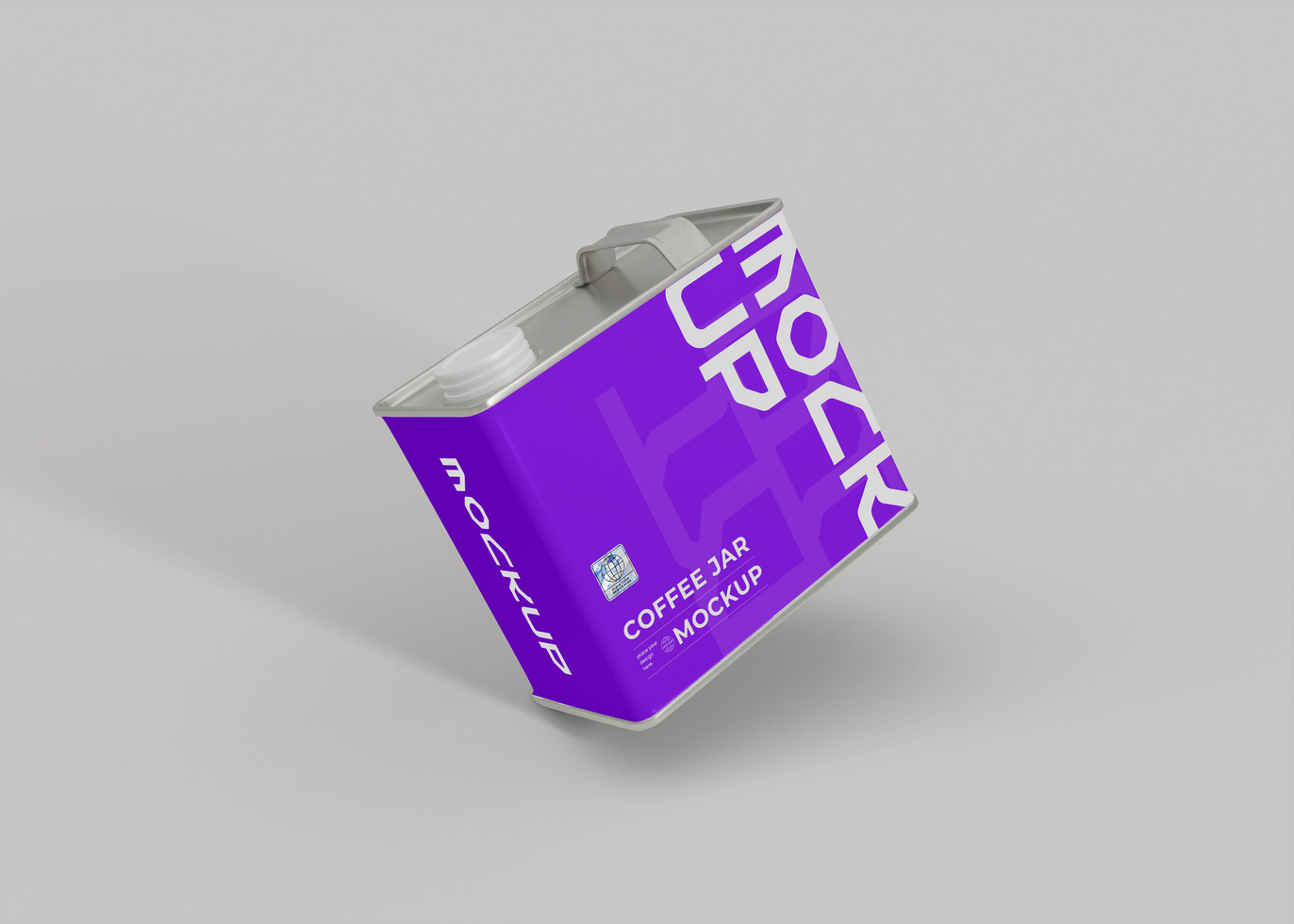 Coffee Tin Box for Packaging Display psd