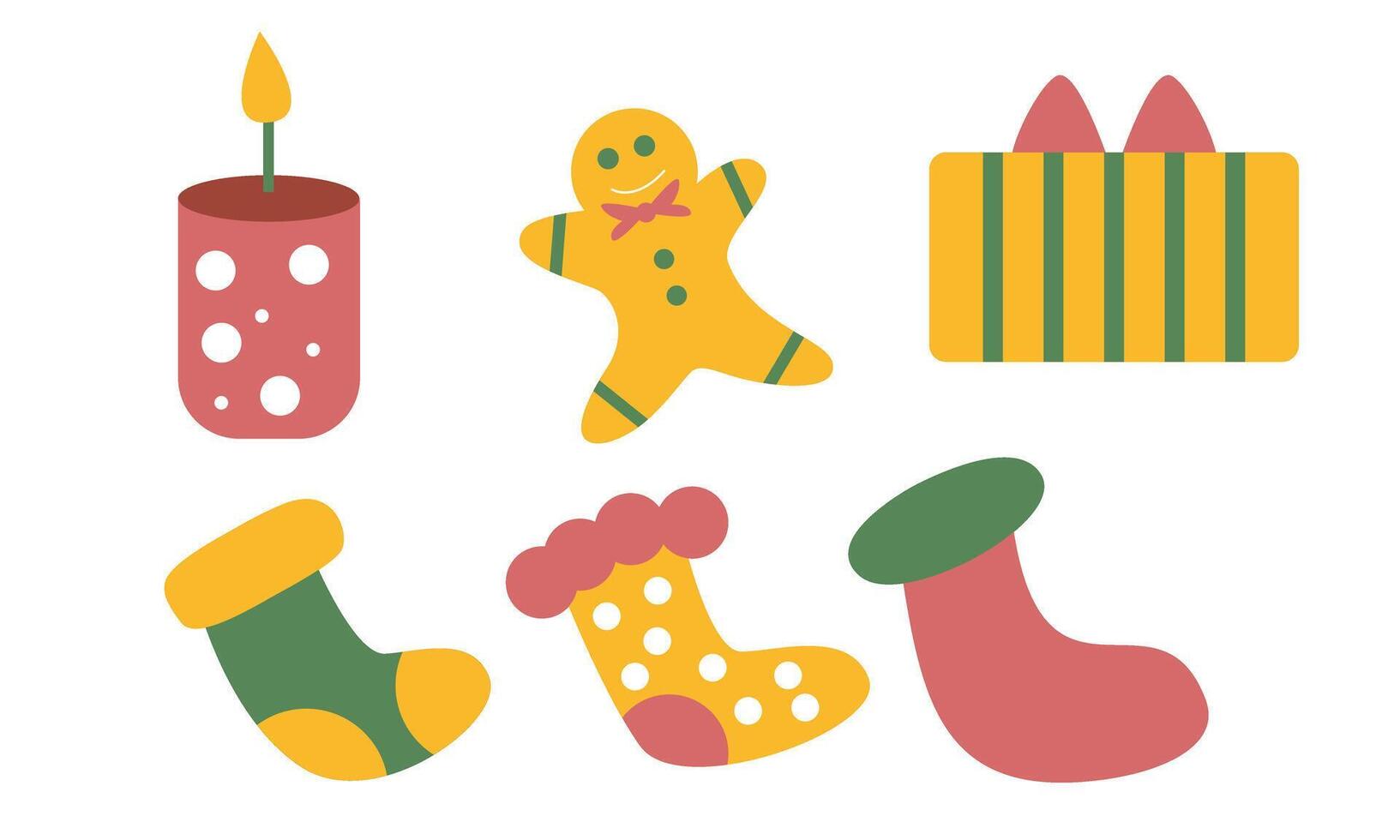 Christmas elements set. Christmas collection. Merry Christmas and Happy New year. Christmas collection vector
