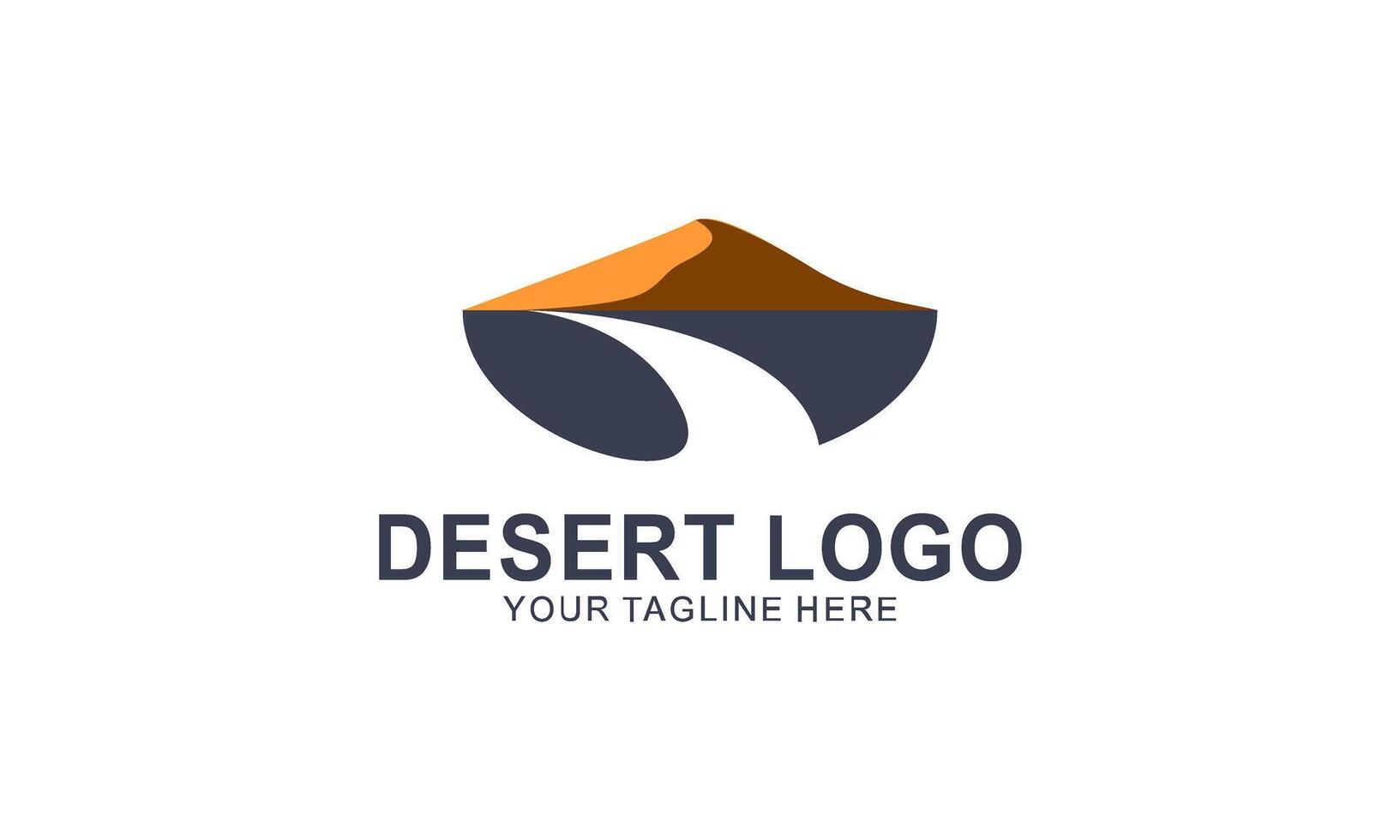Desert Landscape , logo vector