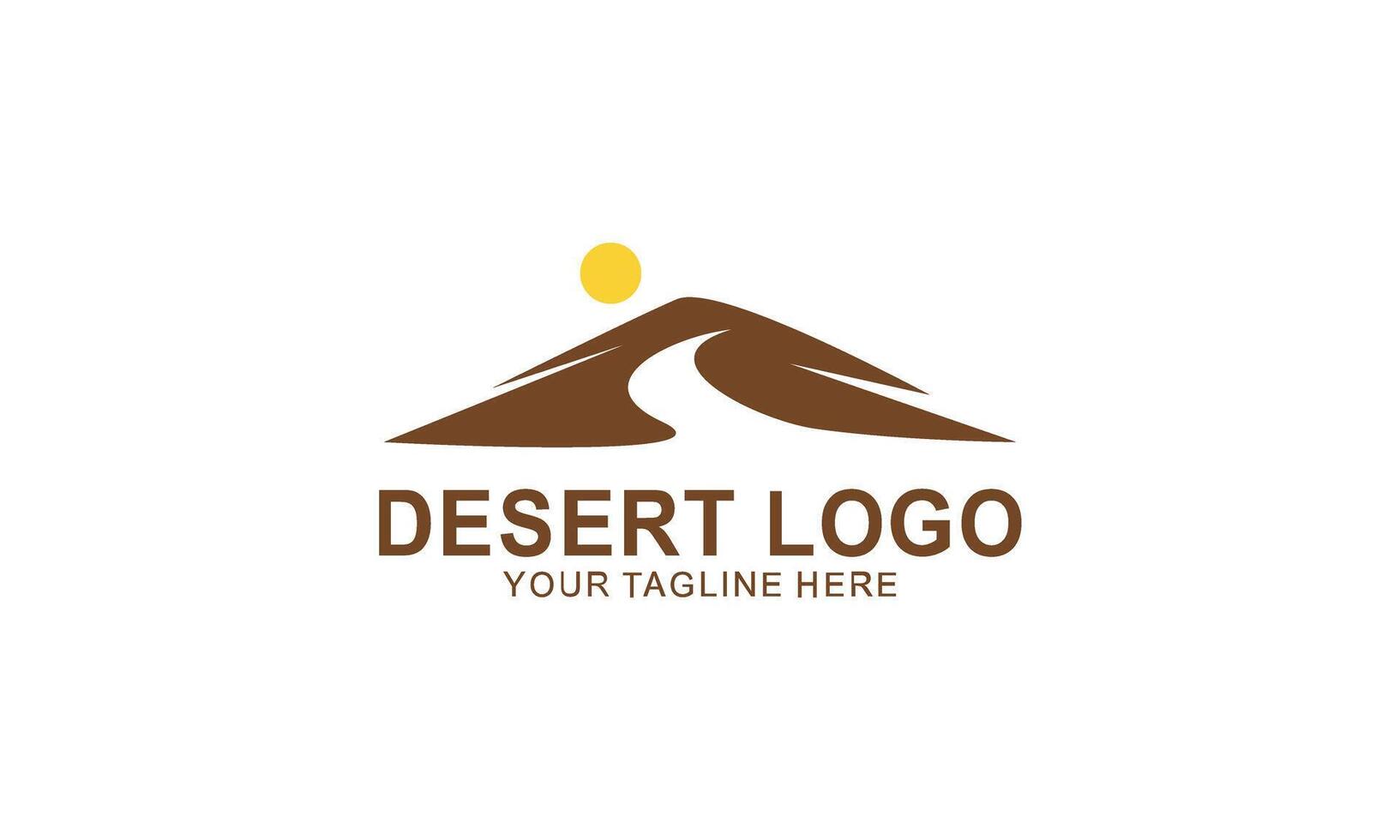 Desert Landscape , logo Design vector