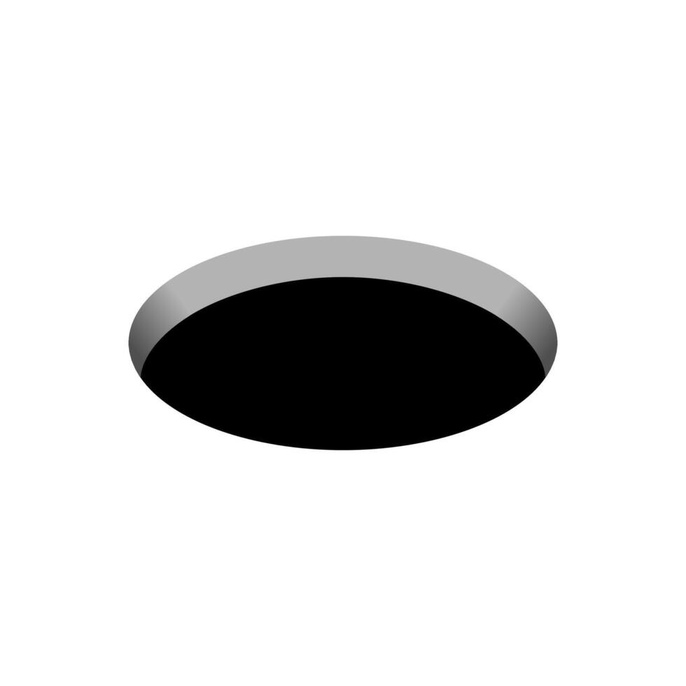 Hole Icon. Simple and Minimal Design. vector