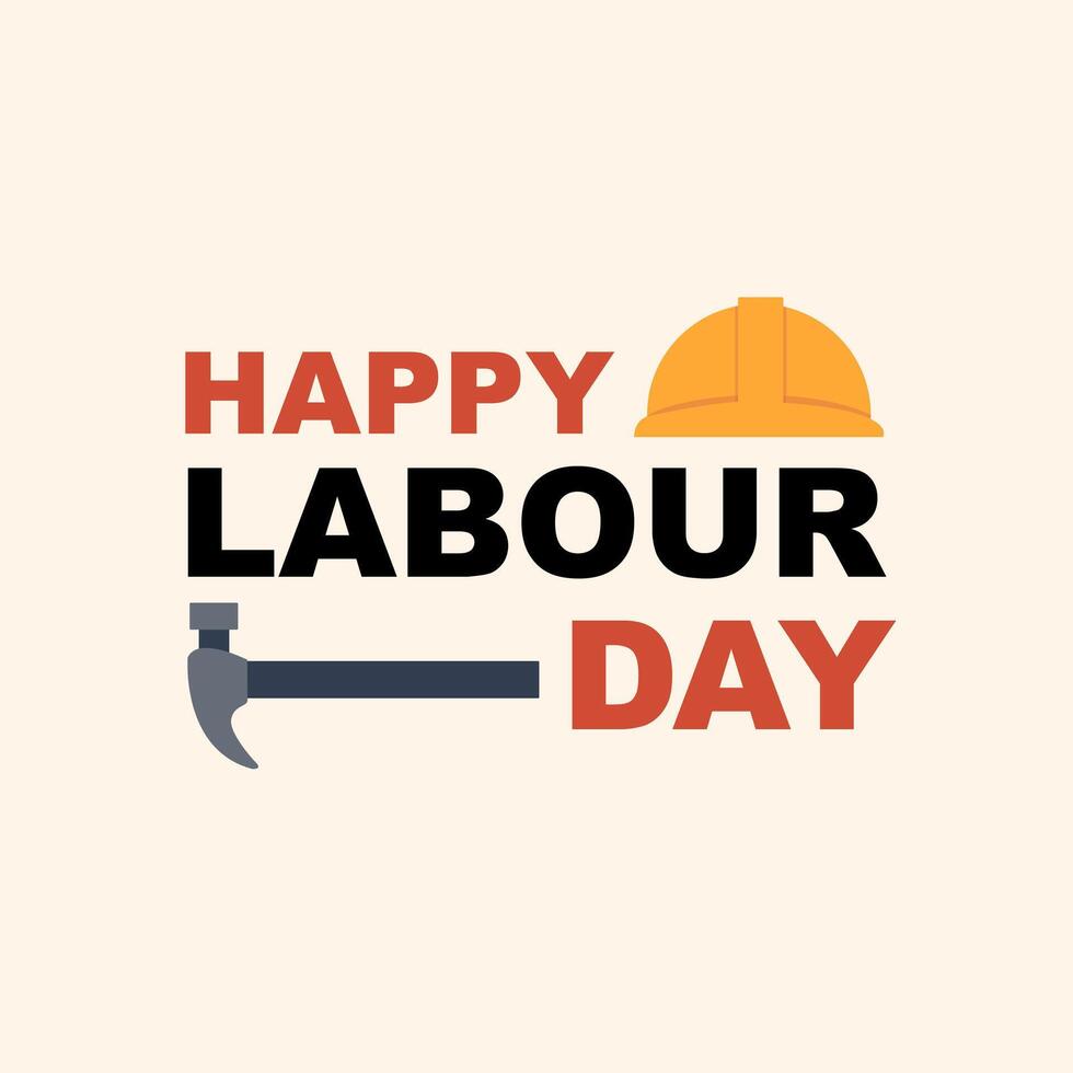 Labour Day, symbolizing diverse essential professions vector