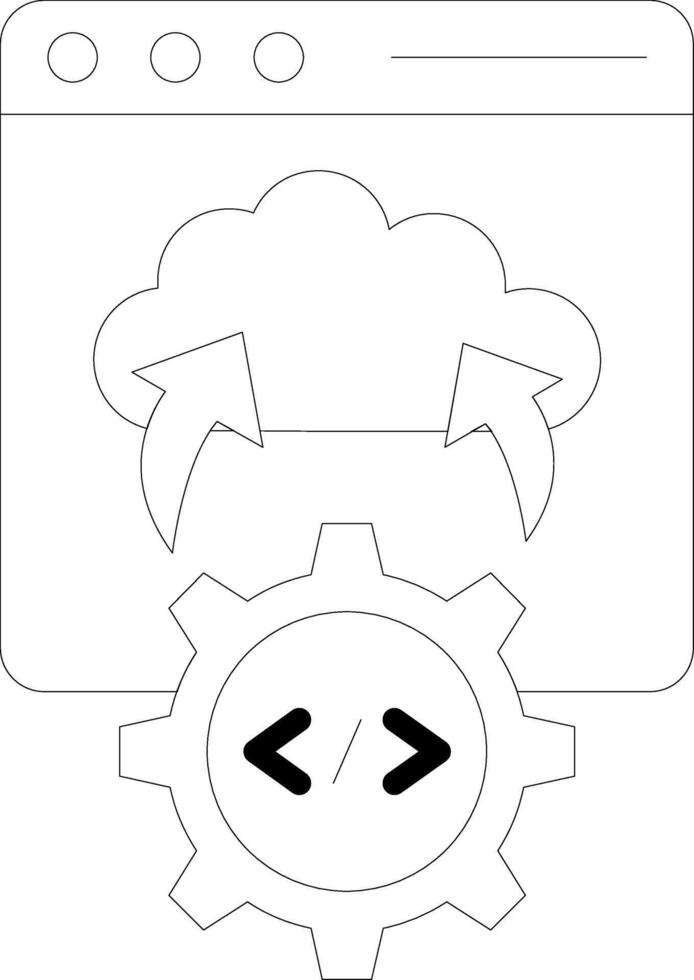 Deployment Coded Design Graphic vector