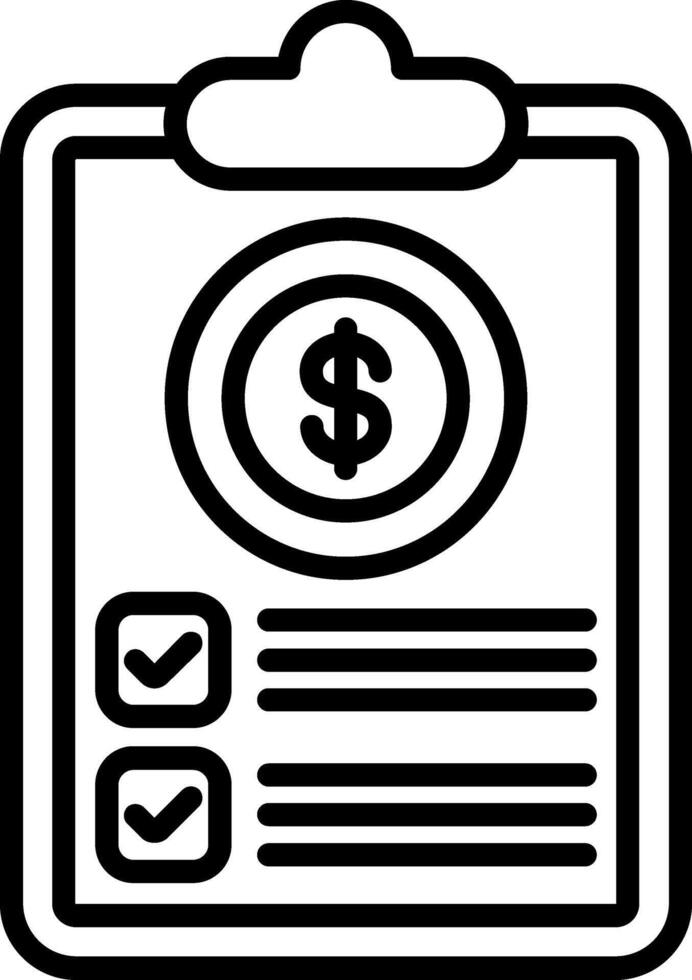Clipboard Modern App Icon vector