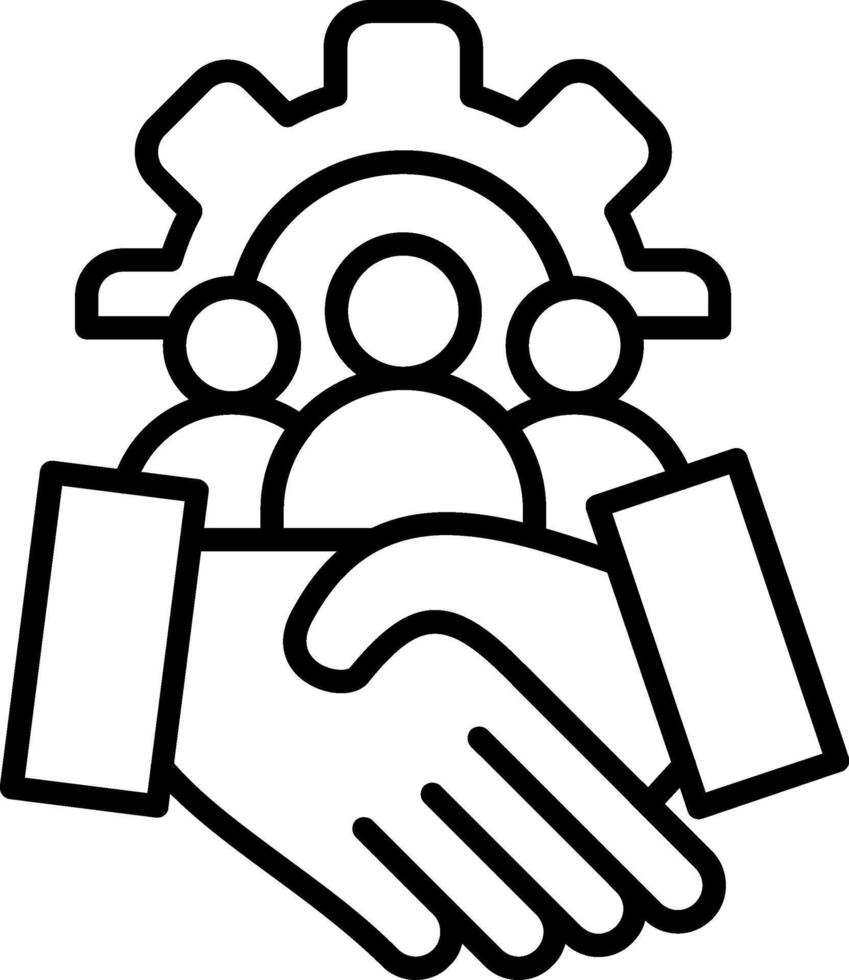 team Collabration Management vector