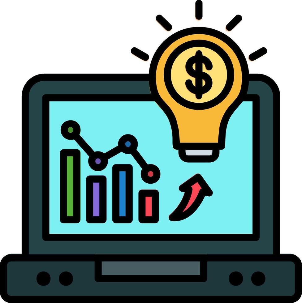 Idea Colorful Concept Art vector