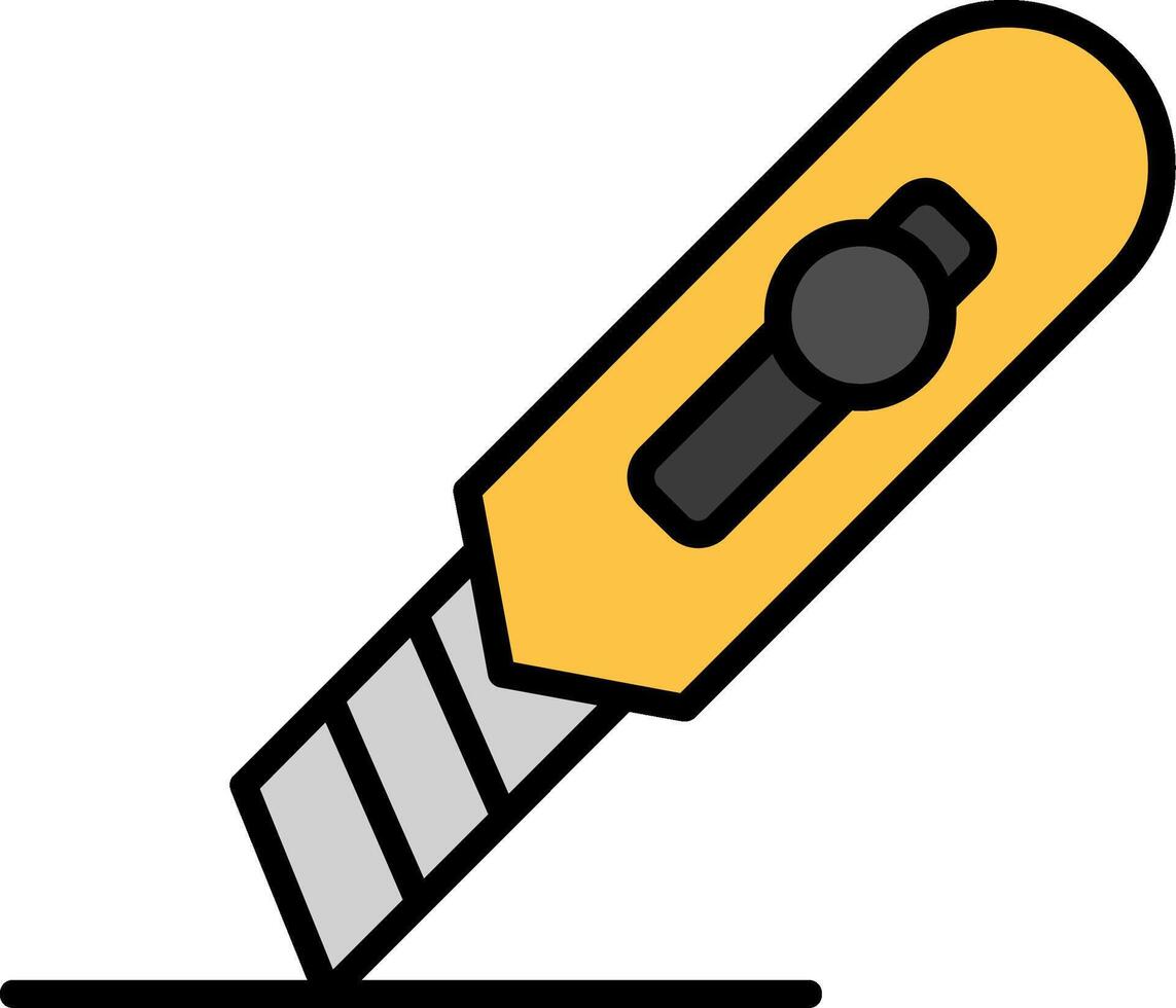 Cutter Color Block Design vector
