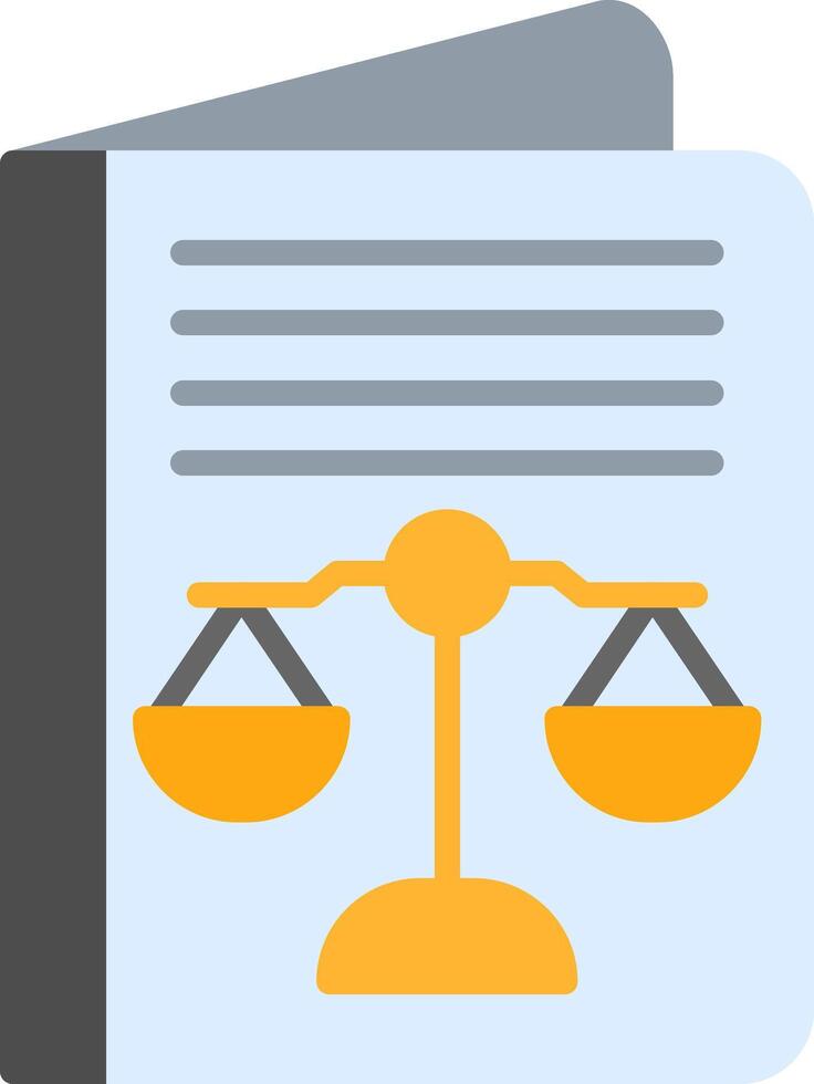 Law Minimal Concept Visual vector