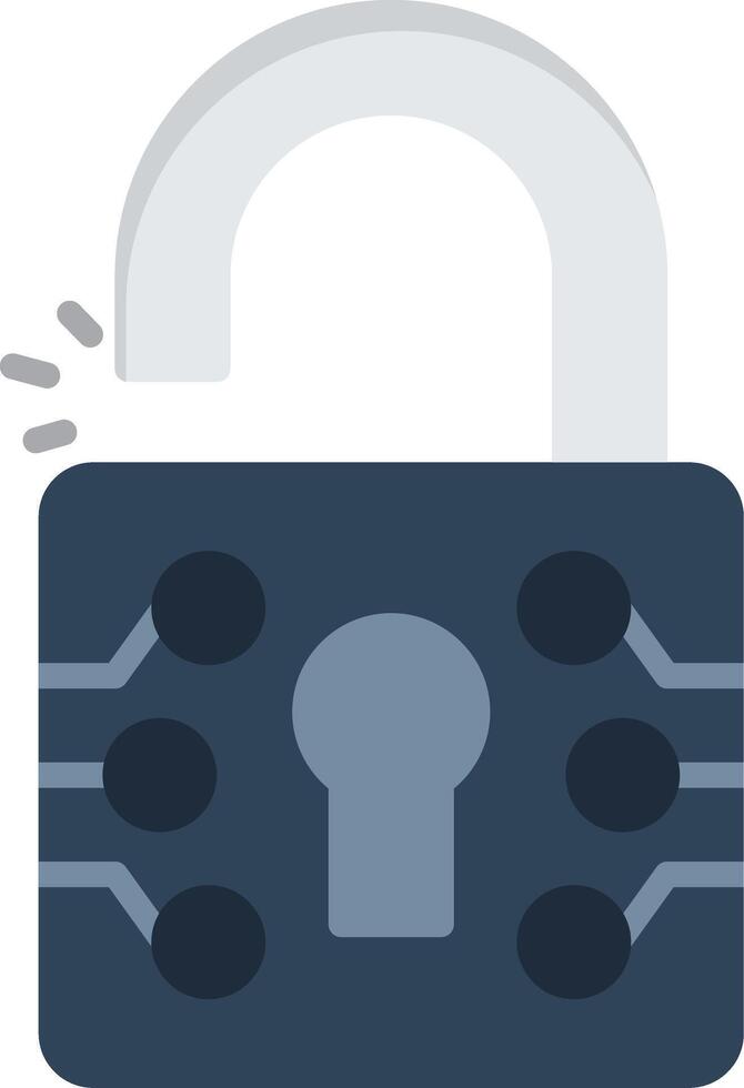 Unlock Pastel Theme Icon vector