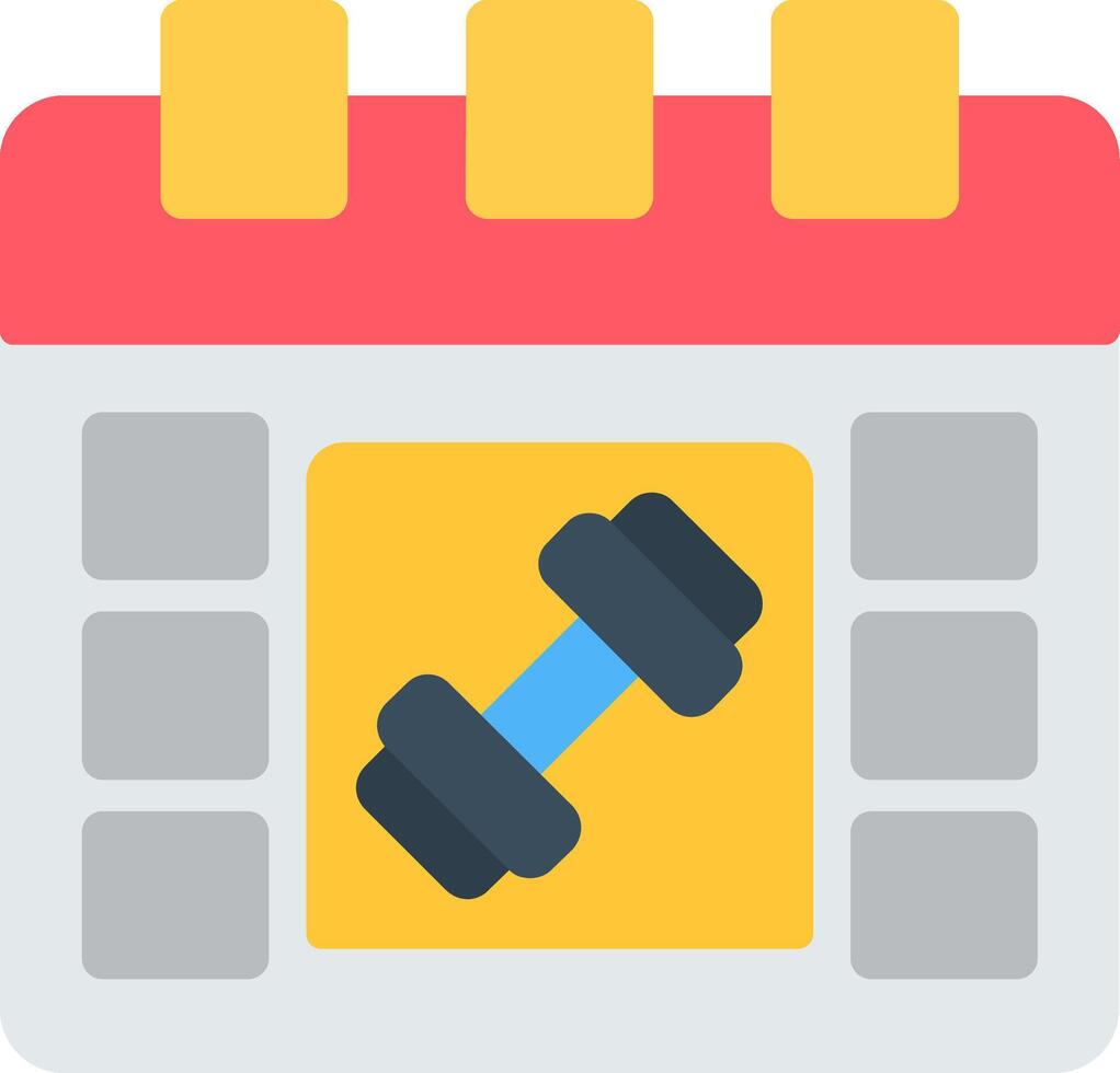 Schedule UX Inspired Design vector
