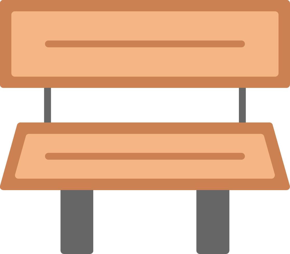 Bench Stylized Tech Element vector
