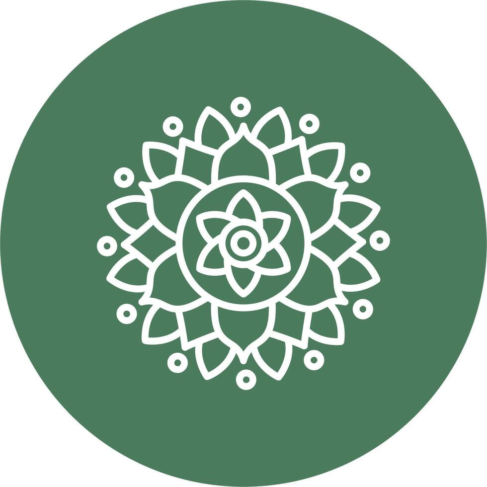 Mandala Digital Abstract Form vector