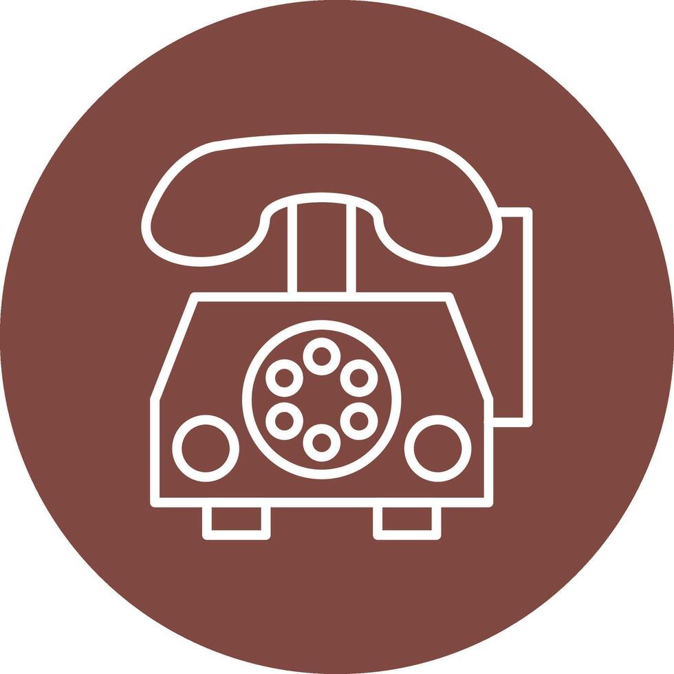 Telephone Mobile App Graphic vector
