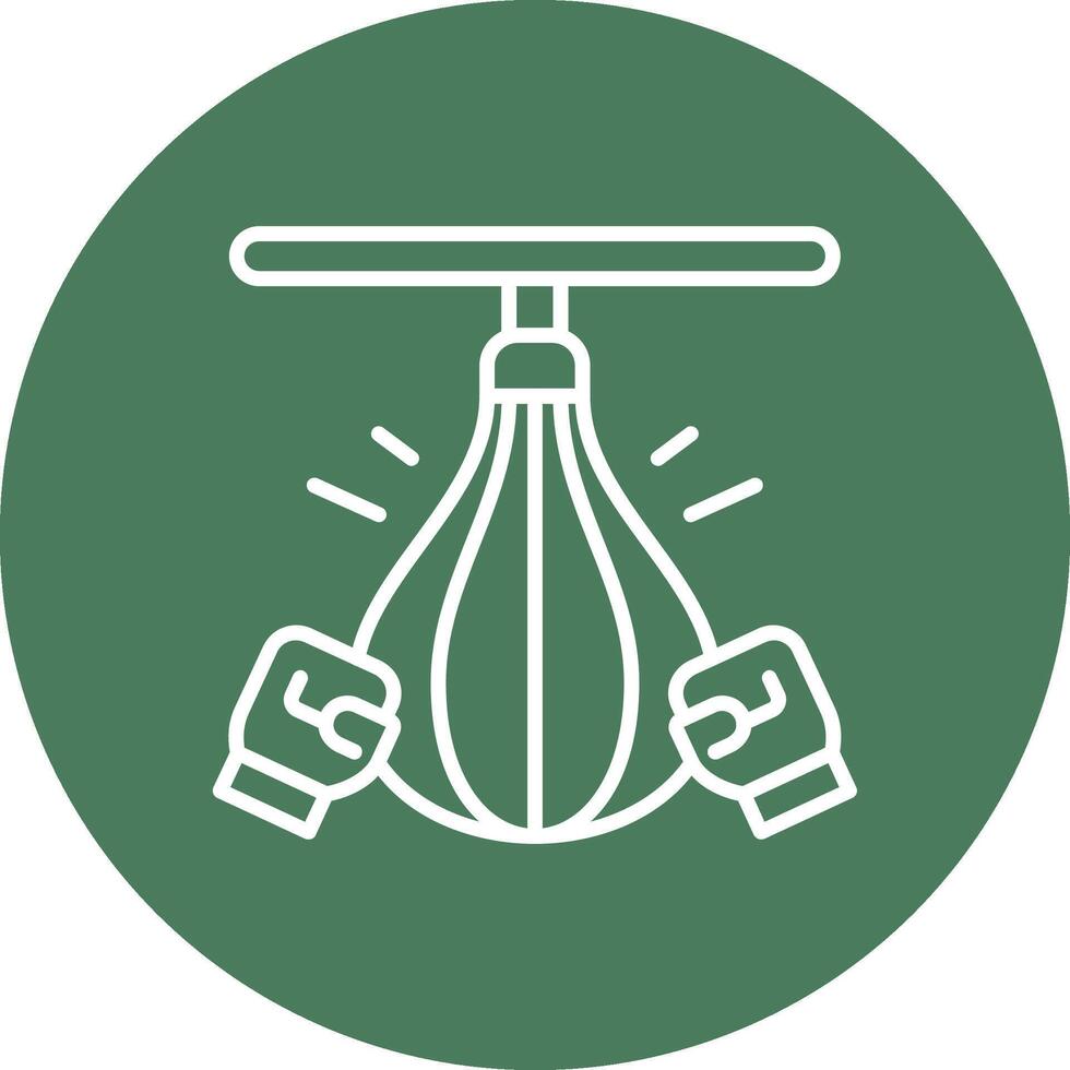 Punch Ball Mobile Ready Icon vector
